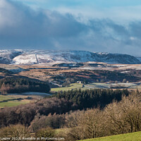 Buy canvas prints of Snowy Cronkley Fell and Scar from Middle Side, Teesdale by Richard Laidler