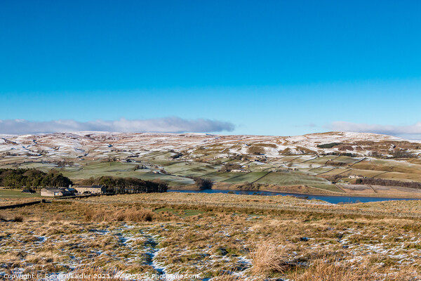 Wintry Lunedale from Harker Hill Picture Board by Richard Laidler
