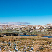Buy canvas prints of Wintry Lunedale from Harker Hill by Richard Laidler