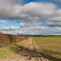 Buy canvas prints of Track and Sky  by Richard Laidler
