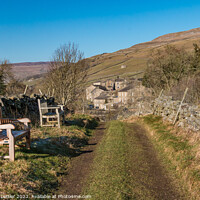 Buy canvas prints of Down into Muker, Swaledale, Yorkshire Dales by Richard Laidler