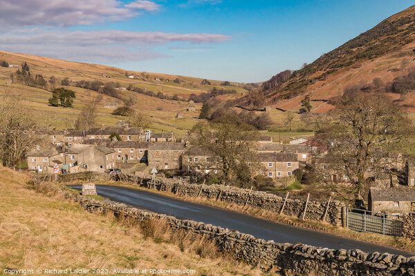 Thwaite Village, Swaledale, Yorkshire Dales Picture Board by Richard Laidler