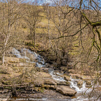 Buy canvas prints of East Gill meets the River Swale, Yorkshire Dales by Richard Laidler