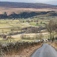 Buy canvas prints of Down Miry Lane to Newbiggin and Holwick, Teesdale by Richard Laidler
