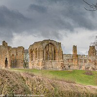 Buy canvas prints of Egglestone Abbey from Abbey Lane, Teesdale by Richard Laidler