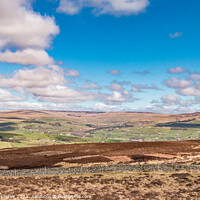 Buy canvas prints of Middleton and the Hudes Hope from Harker Hill, Teesdale by Richard Laidler