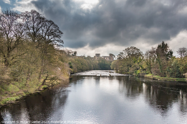 Barnard Castle and the River Tees from Silver Bridge Picture Board by Richard Laidler