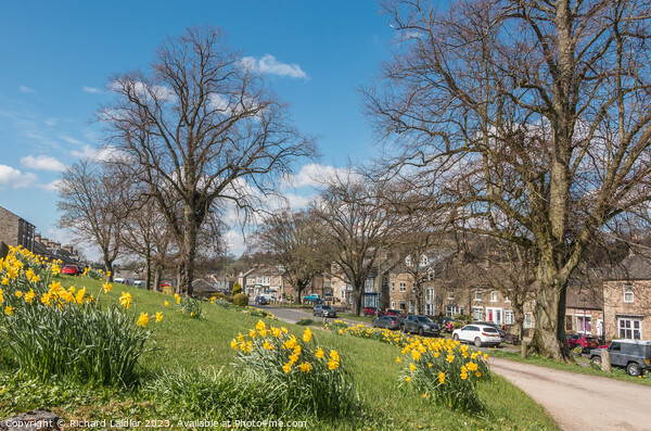Middleton in Teesdale Village Green in Spring Picture Board by Richard Laidler