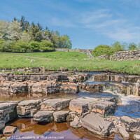 Buy canvas prints of Sleightholme Beck at East Mellwaters, Bowes, Teesdale (2) by Richard Laidler