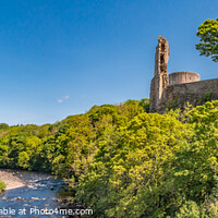Buy canvas prints of Barnard Castle from County Bridge Panorama by Richard Laidler