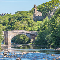 Buy canvas prints of Early Summer Morning At Barnard Castle, Teesdale by Richard Laidler