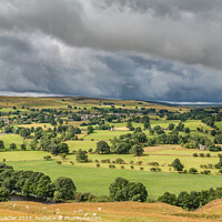 Buy canvas prints of Mickleton from Whistle Crag, Teesdale by Richard Laidler