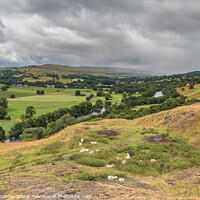 Buy canvas prints of Squall Approaching Whistle Crag, Teesdale by Richard Laidler