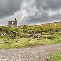 Buy canvas prints of Flushiemere House and Mine Remains, Teesdale by Richard Laidler
