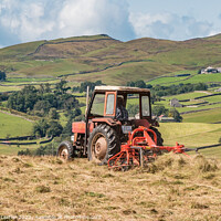 Buy canvas prints of Hay Making in Lunedale by Richard Laidler