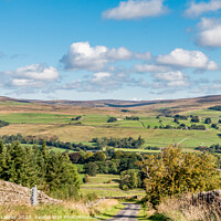 Buy canvas prints of Down from Bail Hill, Mickleton, Teesdale by Richard Laidler