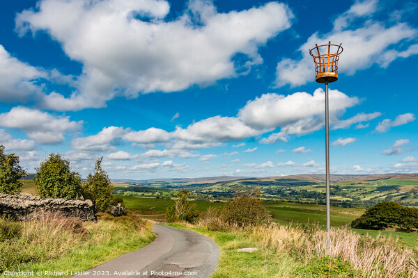 Jubilee Beacon on Bail Hill, Teesdale Picture Board by Richard Laidler