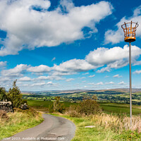 Buy canvas prints of Jubilee Beacon on Bail Hill, Teesdale by Richard Laidler