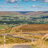 Buy canvas prints of Down from Harker Hill, Mickleton, Teesdale by Richard Laidler