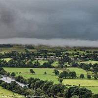Buy canvas prints of Mist lifting off Mickleton, Teesdale by Richard Laidler