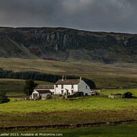 Buy canvas prints of Spotlight on Birk Rigg, Teesdale by Richard Laidler