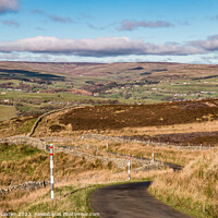 Buy canvas prints of Into The Hudes Hope from Harker Hill, Teesdale by Richard Laidler