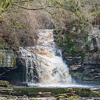 Buy canvas prints of Cauldron Force Waterfall, Wensleydale (3) by Richard Laidler