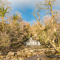 Buy canvas prints of Cotter Force Waterfall, Wensleydale, Yorkshire Dales by Richard Laidler