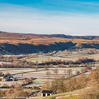 Buy canvas prints of Towards a Frosty Holwick from Middle Side, Teesdale by Richard Laidler