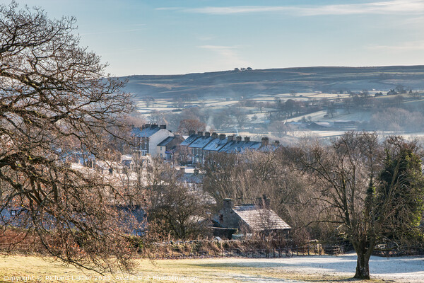 Frosty Middleton-in-Teesdale Picture Board by Richard Laidler