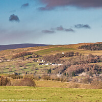 Buy canvas prints of Winter Sun on Middleton-in-Teesdale from Bail Green by Richard Laidler
