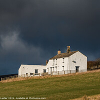 Buy canvas prints of Laneside Farm, Teesdale in the Spotlight  by Richard Laidler