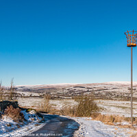 Buy canvas prints of Towards Middleton from a snowy Bail Hill, Teesdale by Richard Laidler