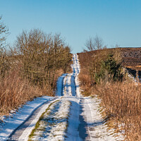 Buy canvas prints of Snowy Botany Road, Teesdale by Richard Laidler