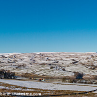 Buy canvas prints of Lunedale Winter Panorama by Richard Laidler