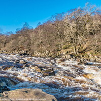 Buy canvas prints of River Tees above High Force by Richard Laidler