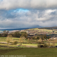 Buy canvas prints of Winter Sunshine on Middleton and Mickleton, Teesdale by Richard Laidler