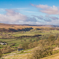 Buy canvas prints of Across to Holwick from Middle Side, Teesdale by Richard Laidler