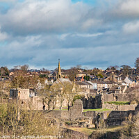 Buy canvas prints of Barnard Castle and Town from Startforth by Richard Laidler