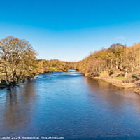 Buy canvas prints of The River Tees from Silver Bridge, Barnard Castle, Teesdale by Richard Laidler