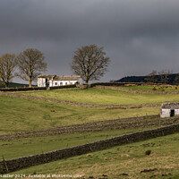 Buy canvas prints of Another Barn in the Spotlight, Bowlees, Teesdale ( by Richard Laidler