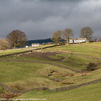 Buy canvas prints of Another Barn in the Spotlight, Bowlees, Teesdale (2) by Richard Laidler