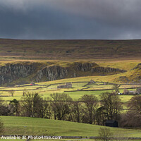 Buy canvas prints of Spotlight on Holwick Panorama by Richard Laidler