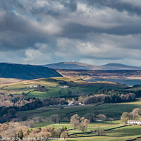Buy canvas prints of Upper Teesdale Sunshine and Shadows from Stable Edge by Richard Laidler