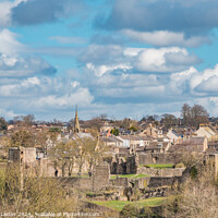 Buy canvas prints of Barnard Castle Town from Startforth by Richard Laidler