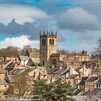 Buy canvas prints of St Marys Parish Church and part of The Bank, Barnard Castle by Richard Laidler