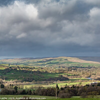 Buy canvas prints of Patchy Sun on Lunedale from Folly Top by Richard Laidler
