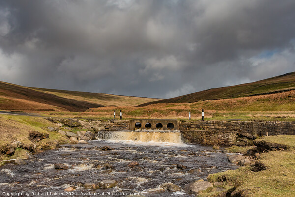 The Hudeshope Beck and Marys Bridge, Teesdale Picture Board by Richard Laidler