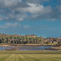 Buy canvas prints of Alnmouth Village and Aln Estuary, Northumberland by Richard Laidler