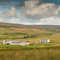 Buy canvas prints of Middle End Farm, Upper Teesdale by Richard Laidler